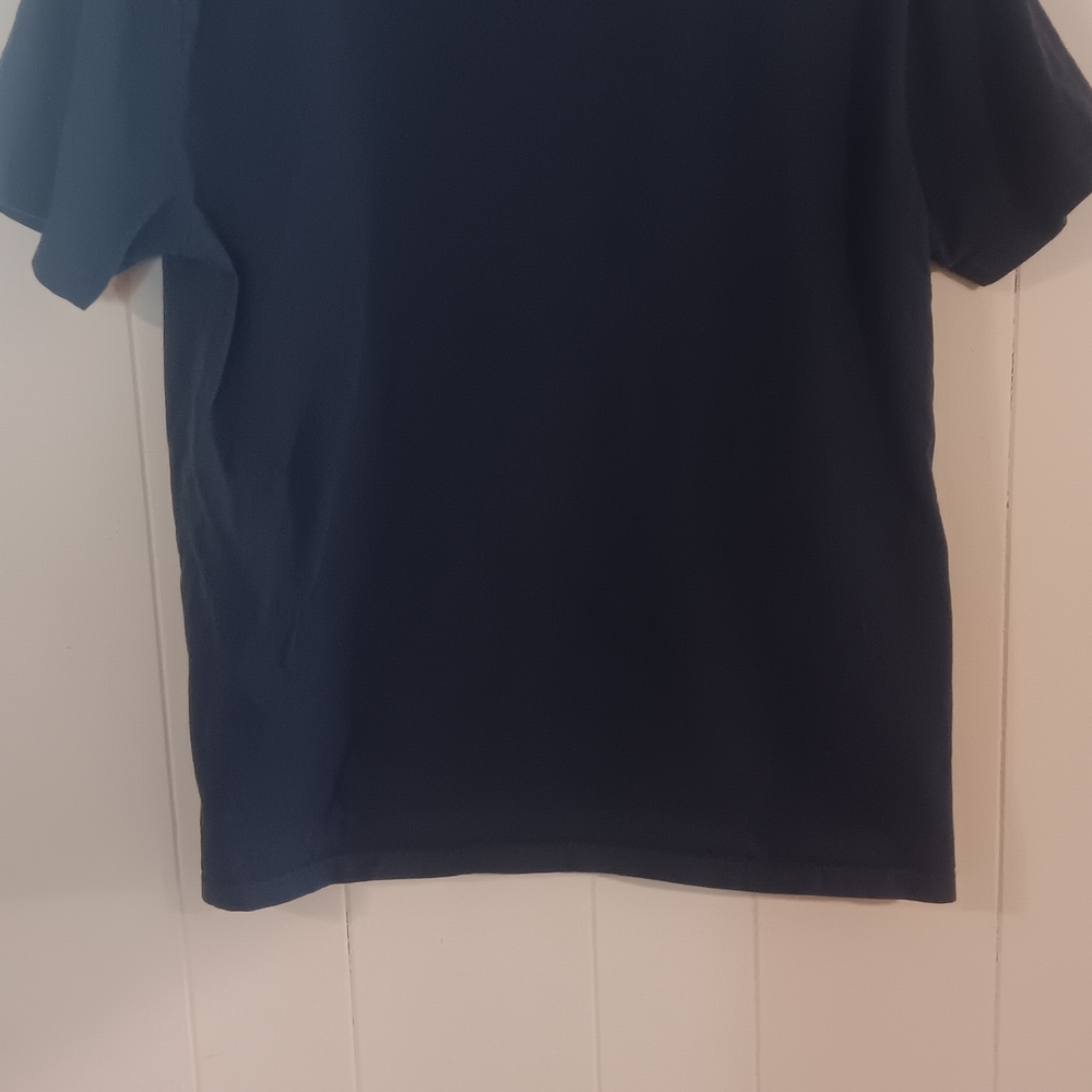 Navy Graphic Tee- I work Out- Short Sleeve - Picture 4 of 4